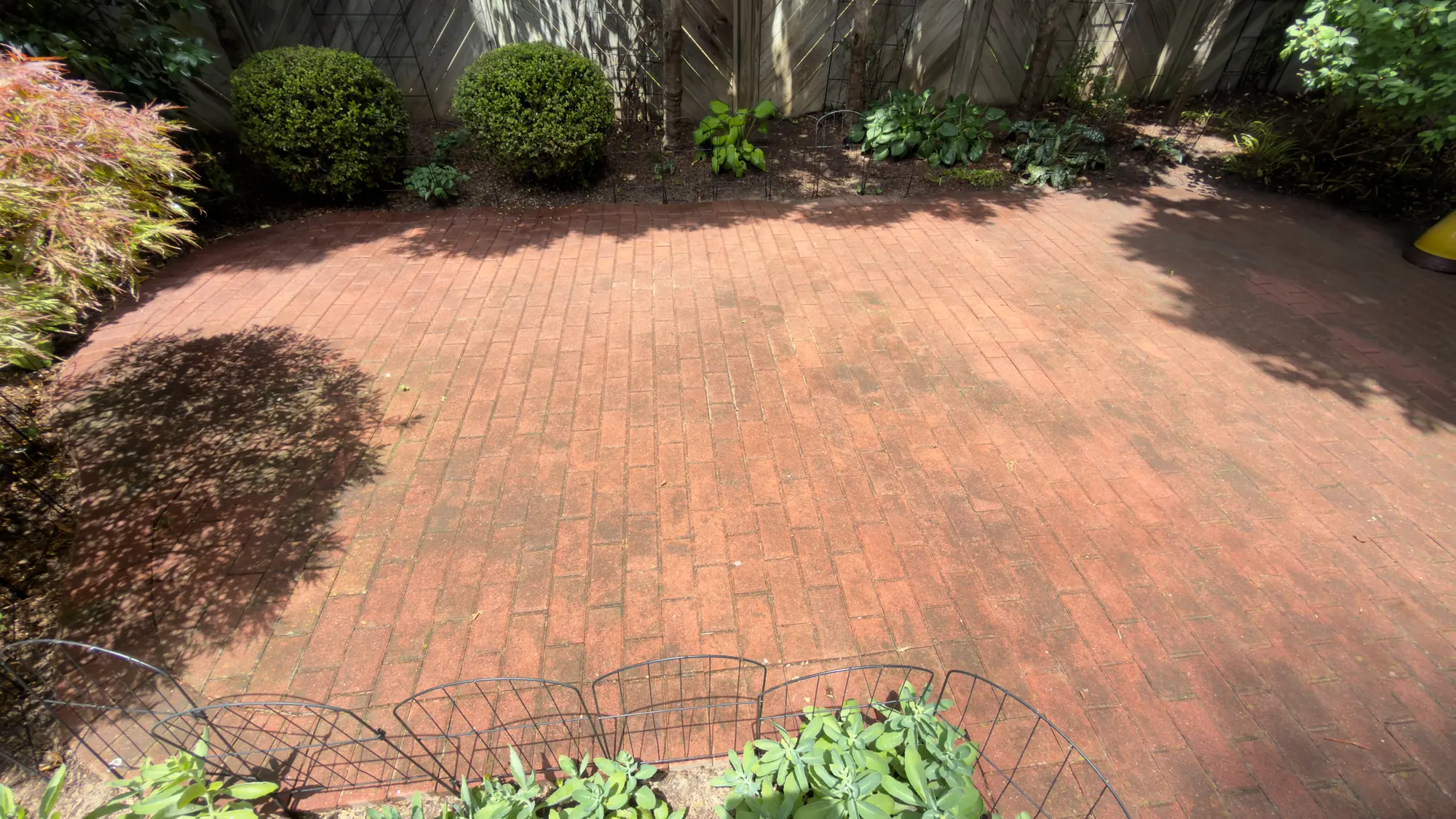 Concrete before pressure washing in Silver Spring, MD