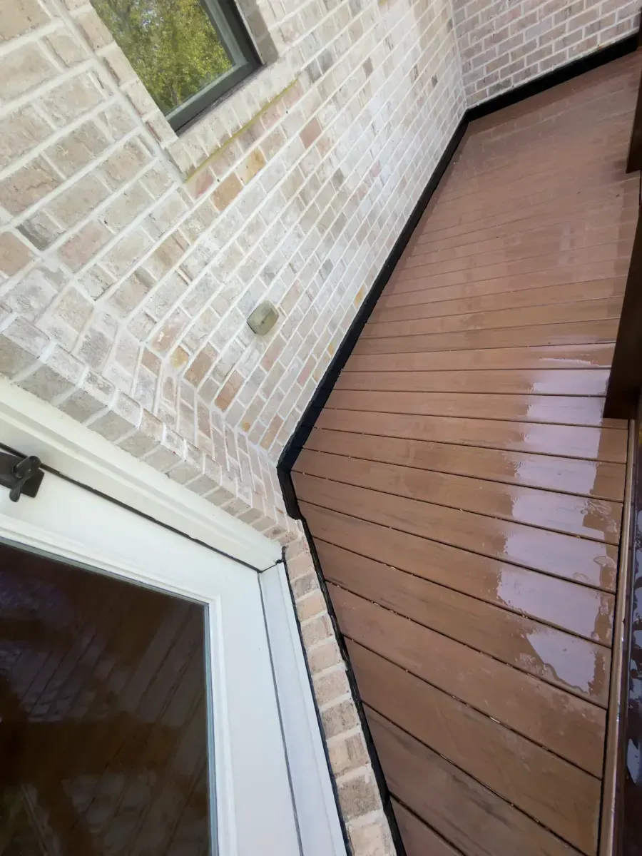 Deck after professional pressure washing in Silver Spring, MD