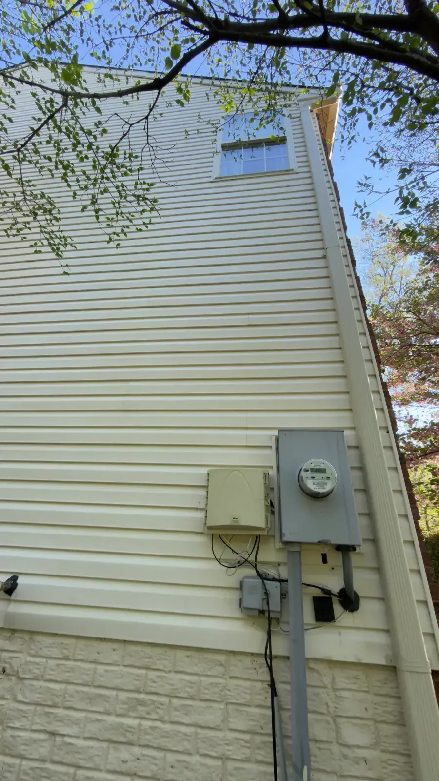 Siding after professional pressure washing in Silver Spring, MD