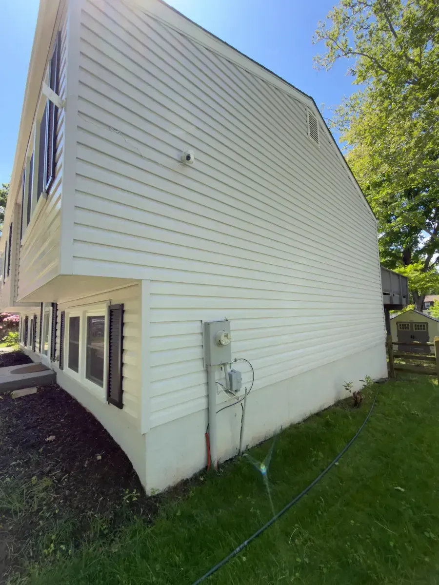 Siding after professional pressure washing in Silver Spring, MD