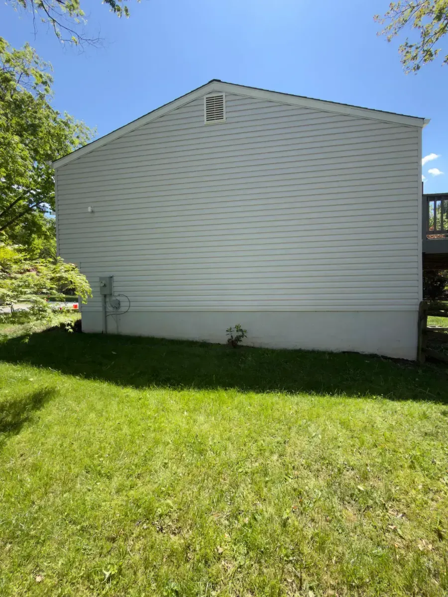 Siding after professional pressure washing in Silver Spring, MD
