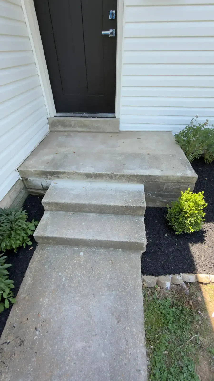 Walkway before pressure washing in Silver Spring, MD